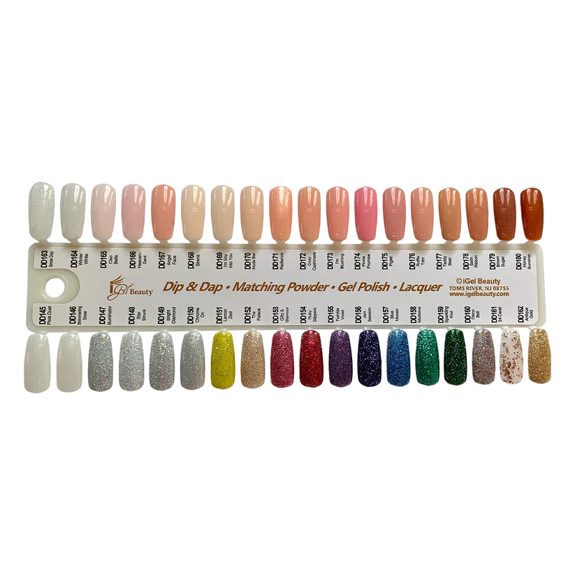 Igel color sample chart 1-9 (1-319) - nail art accessory
