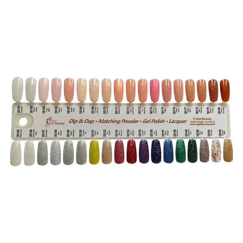 Igel color sample chart 1-9 (1-319) - nail art accessory