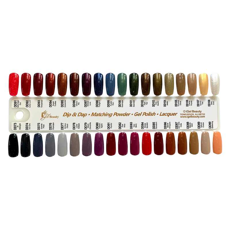 Igel color sample chart 1-9 (1-319) - nail art accessory
