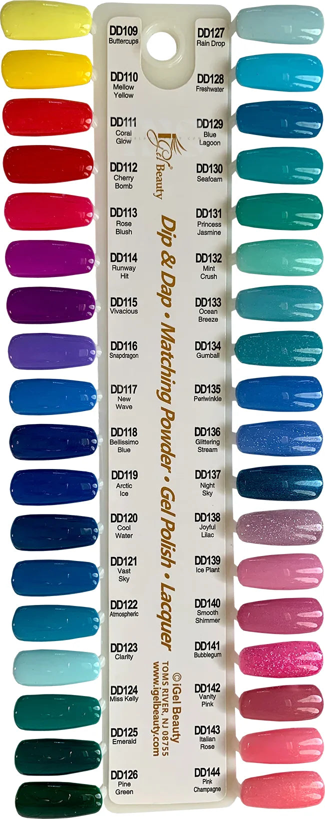 iGEL Duo - Collection 4 (109-144) - 36 pc - Free Chart