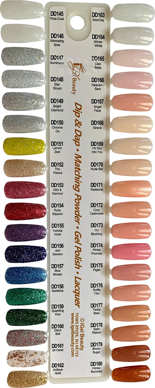 iGEL Color Sample Chart 5 (145-159)