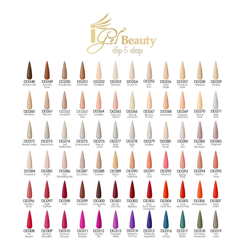 Igel dip & dap dip 72 new collection (248-319) free chart