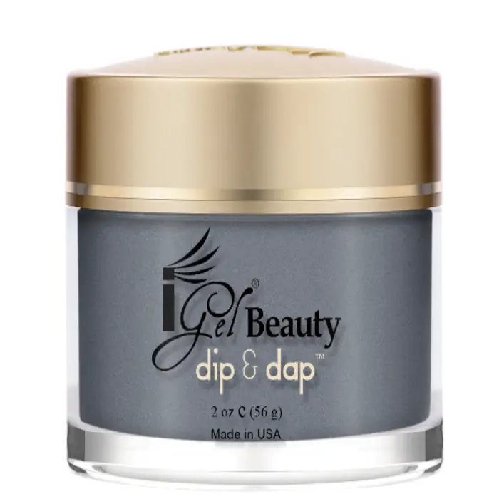 Igel dip & dap powder - dp 242 black pearl - dip polish