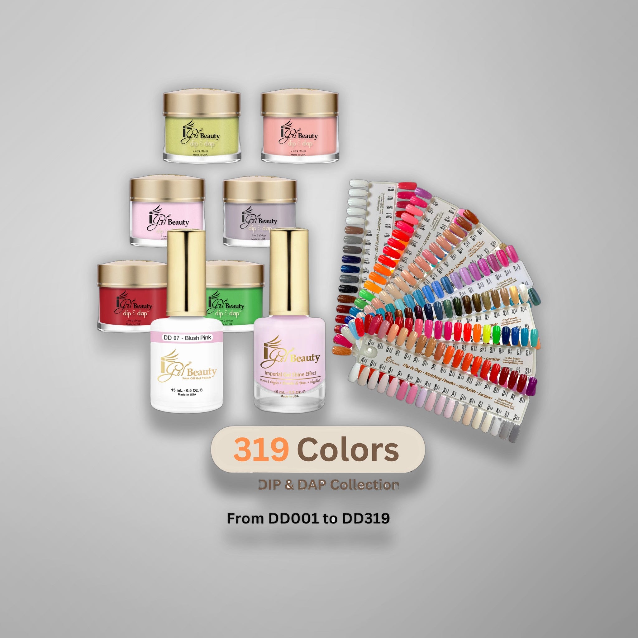 iGEL Dip & Dap TRIO 319 Collection (1-319) + FREE CHARTS