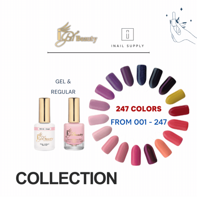 Igel duo 247 collection (1-247) free chart - nail polish