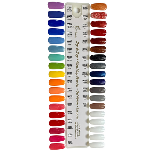 iGEL Color Sample Chart 7 (217-247)