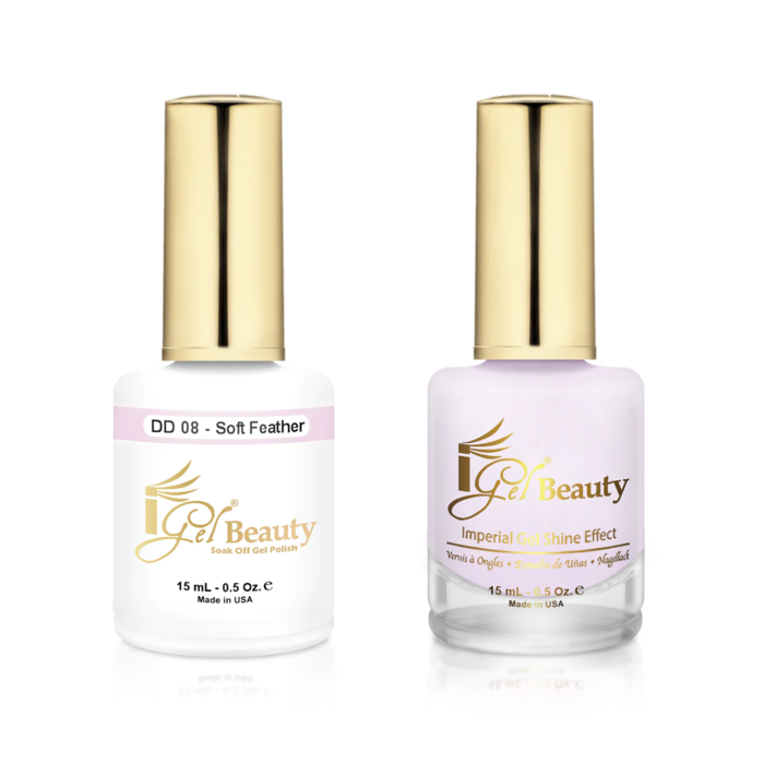 Igel match - dd 008 soft feather - gel polish