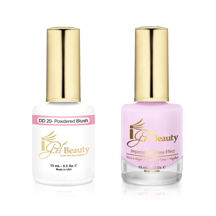 Igel match - dd 020 powdered blush - gel polish