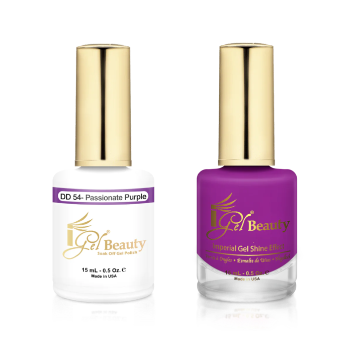 Igel match - dd 054 passionate purple - duo polish