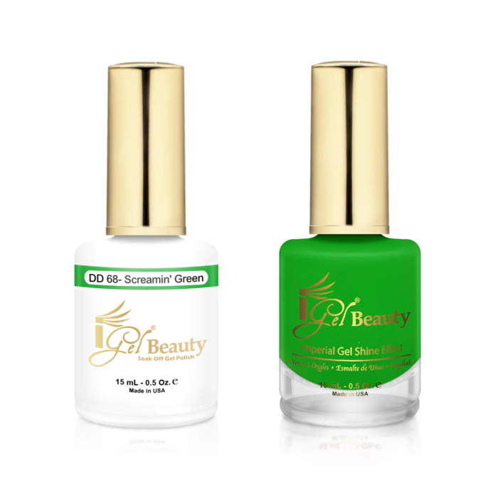 Igel match - dd 068 screamin’ green - gel polish