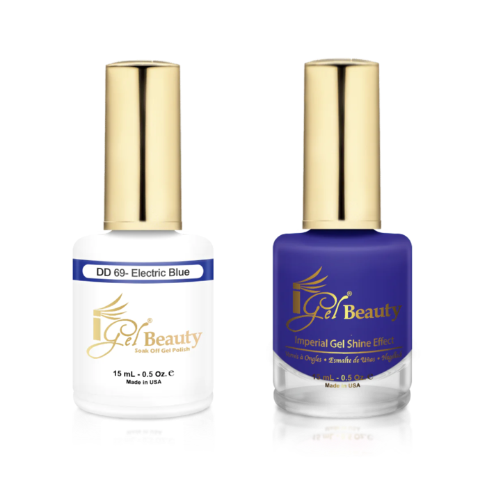 Igel match - dd 069 electric blue - duo polish