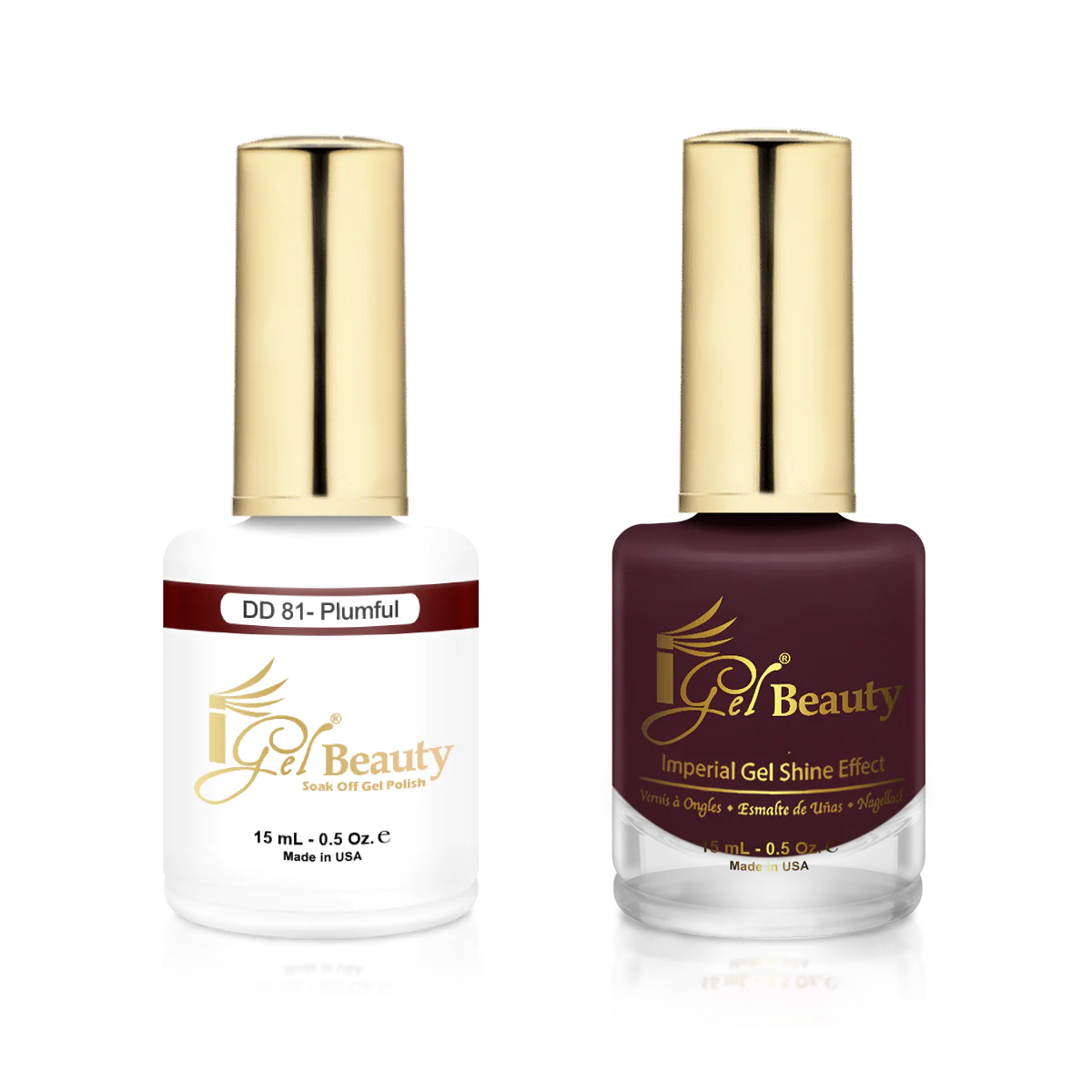 Igel match - dd 081 plumful - duo polish