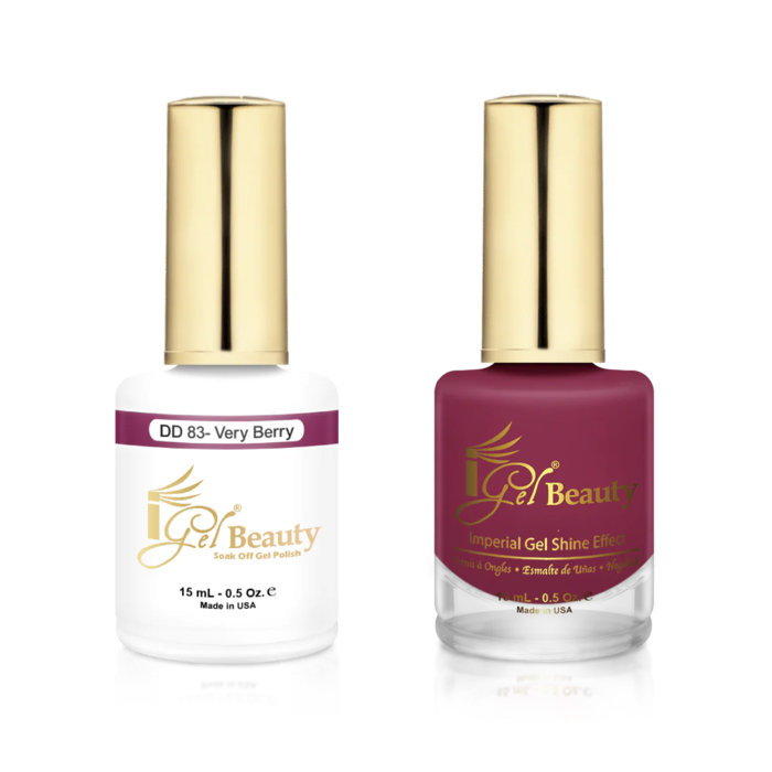 Igel match - dd 083 very berry - duo polish