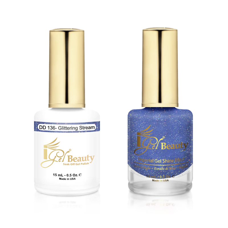 Igel match - dd 136 glittering stream - duo polish