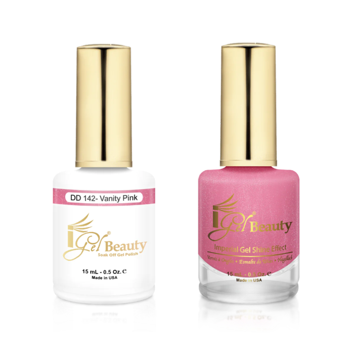 Igel match - dd 142 vanity pink - duo polish