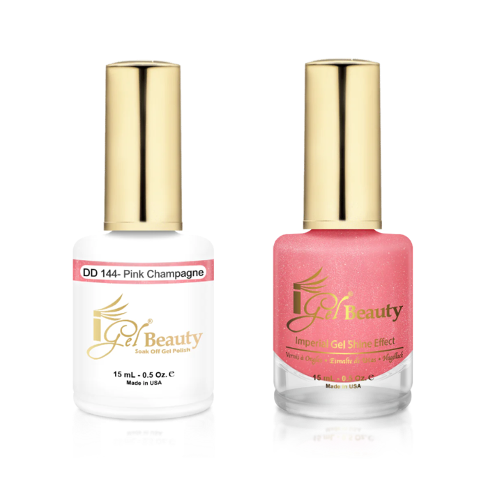 Igel match - dd 144 pink champagne - duo polish