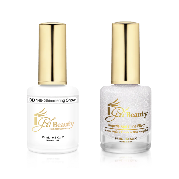 Igel match - dd 146 shimmering snow - duo polish