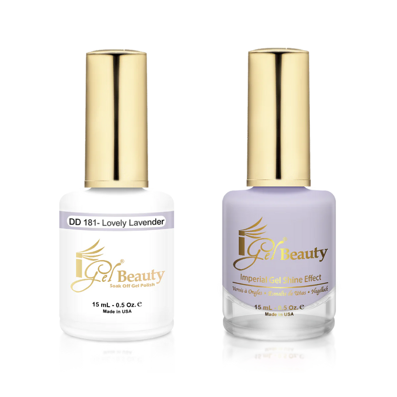 Igel match - dd 181 lovely lavender - duo polish