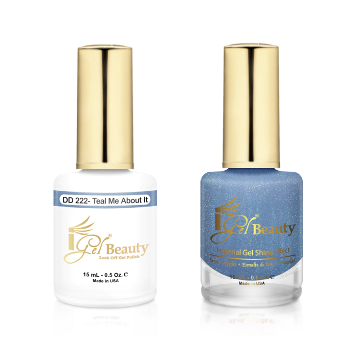 Igel match - dd 222 teal me about it - duo polish