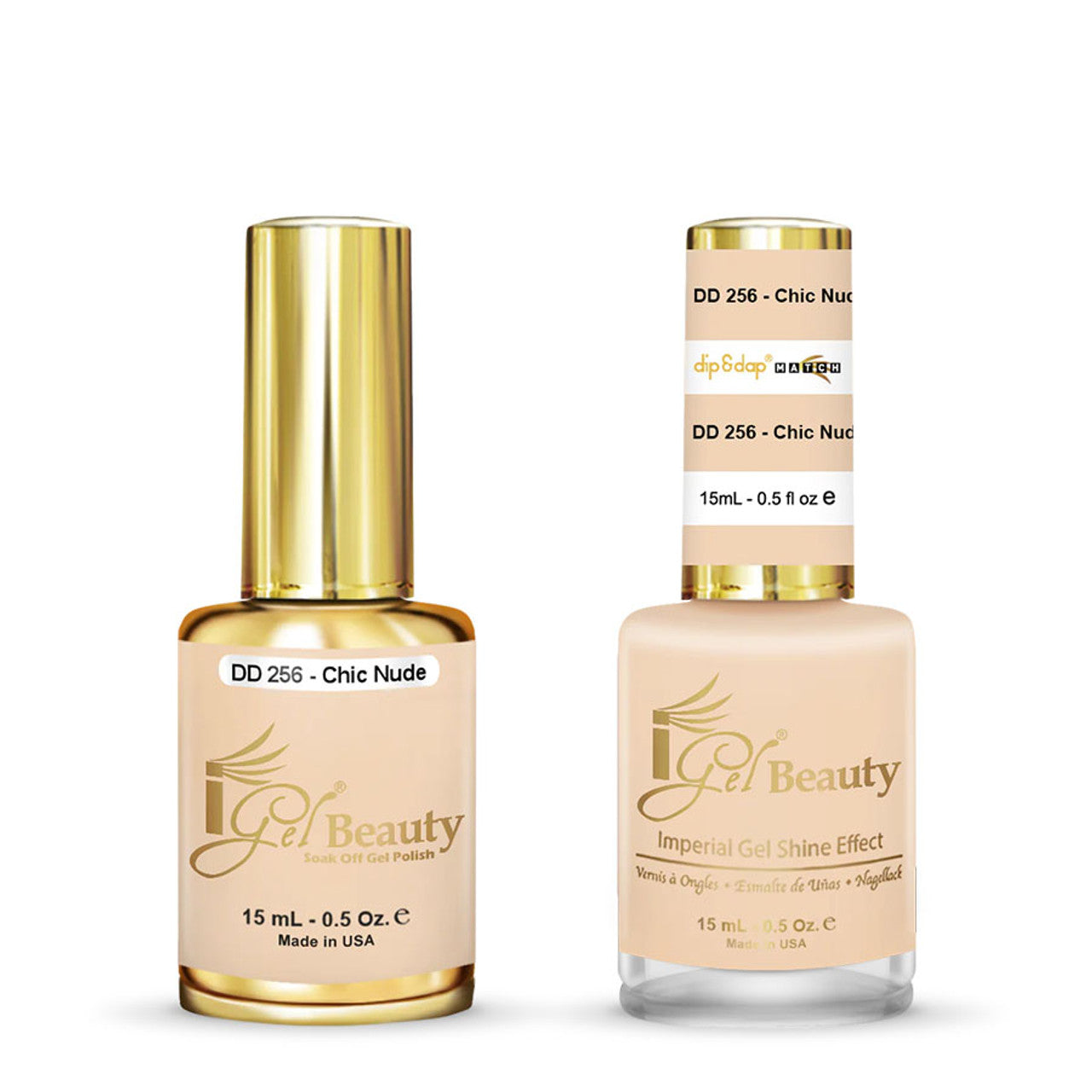 Igel match - dd 256 chic nude - duo polish