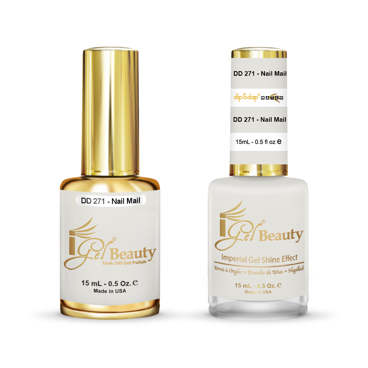 Igel match - dd 271 nail mail - duo polish