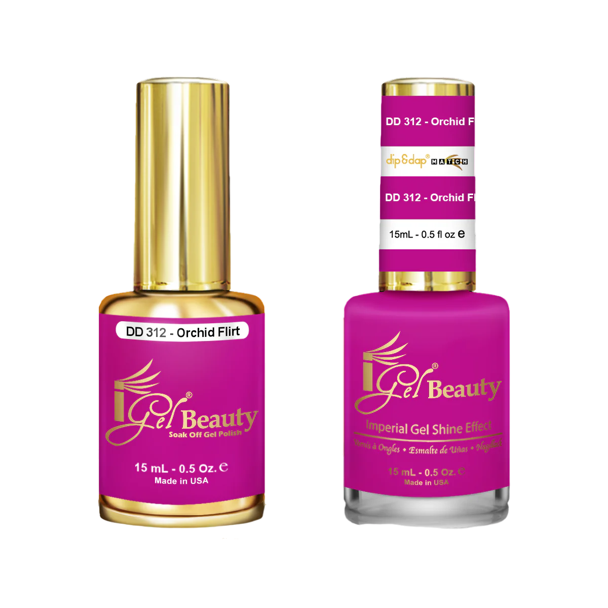 Igel match - dd 312 orchid flirt - duo polish