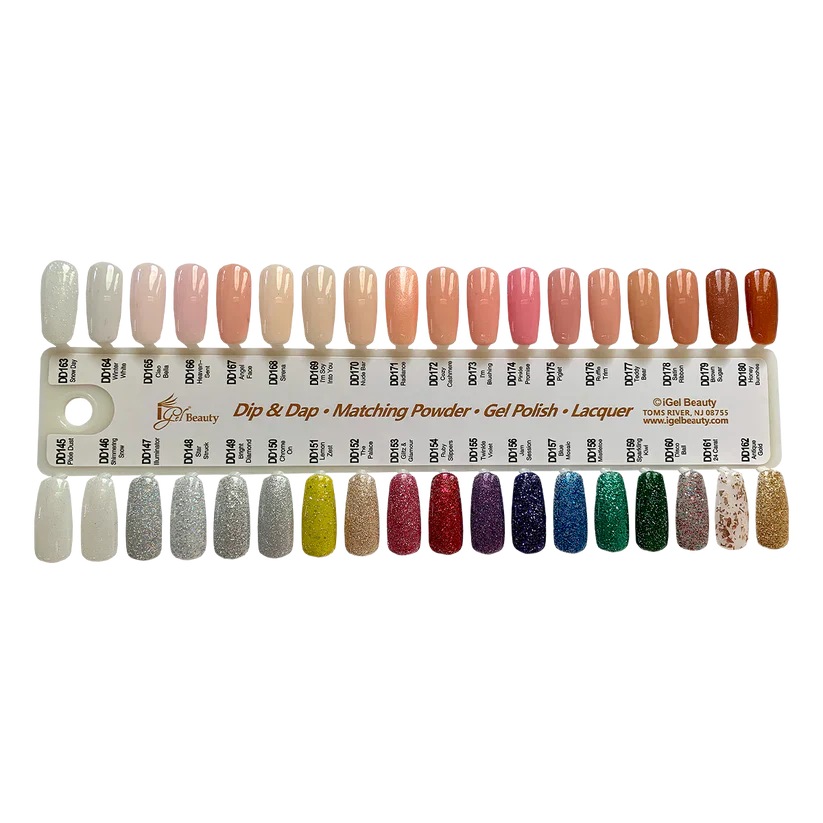 Igel color sample chart 1-9 (1-319) - nail art accessory