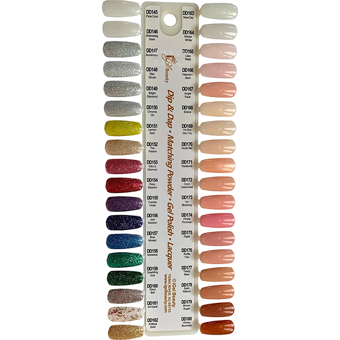 Igel color sample chart 5 (145-159) - nail art accessory