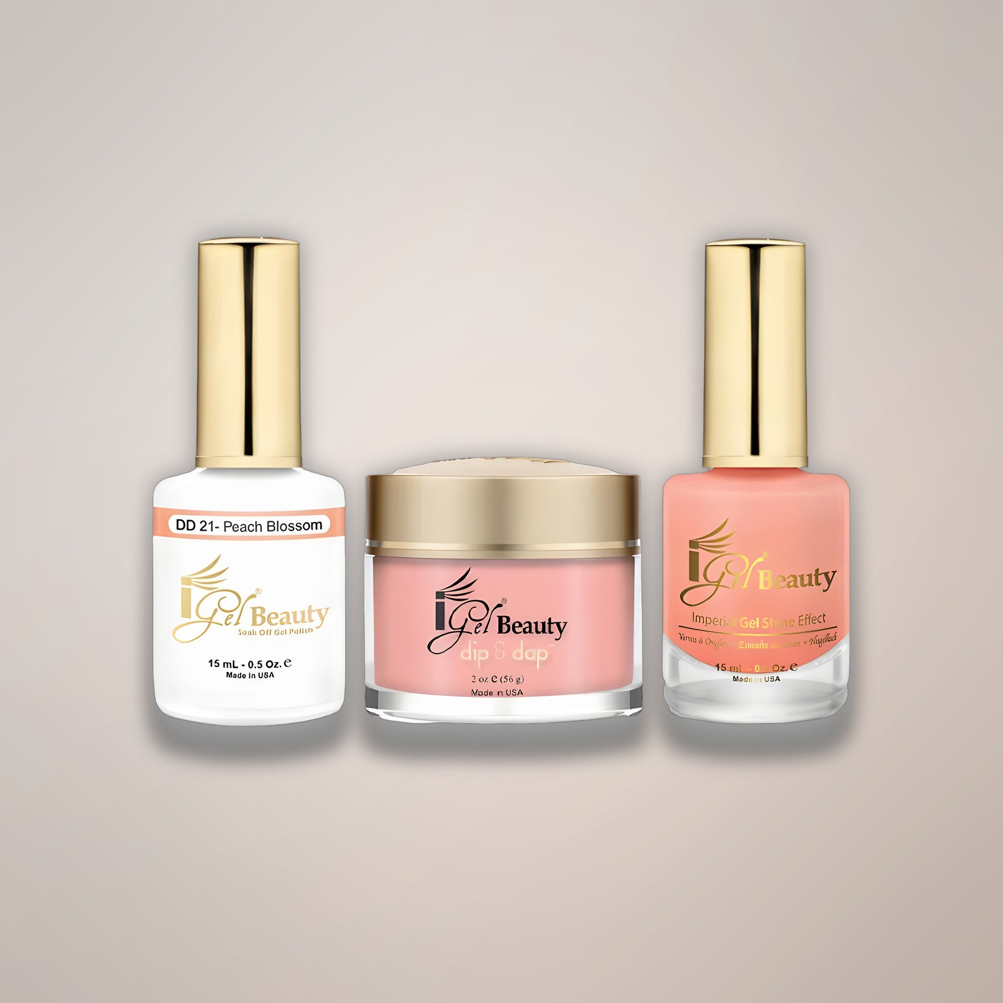 iGEL Trio - 021 Peach Blossom