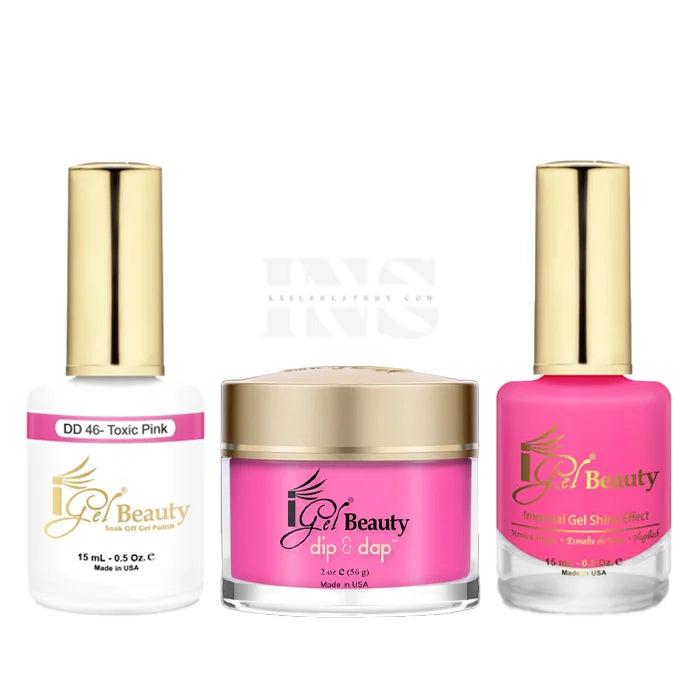 iGEL Trio 046 Toxic Pink - Gel Polish