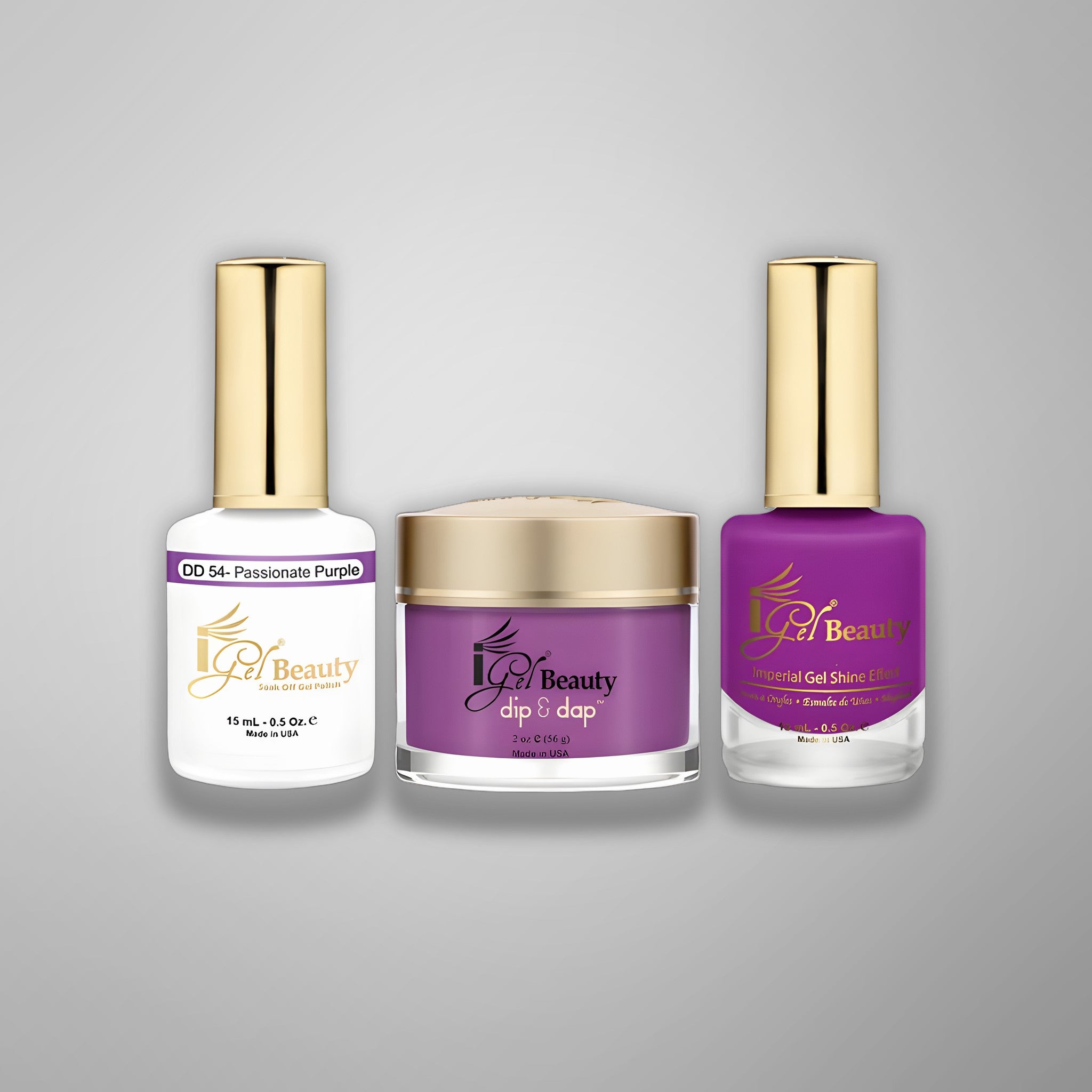 iGEL Trio - 054 Passionate Purple