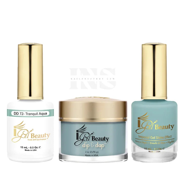 iGEL Trio 072 Tranquila Aqua - Gel Polish