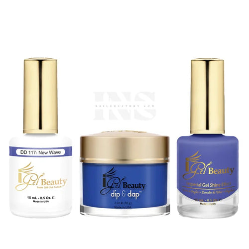 iGEL Trio 118 Bellissimo Blue - Gel Polish