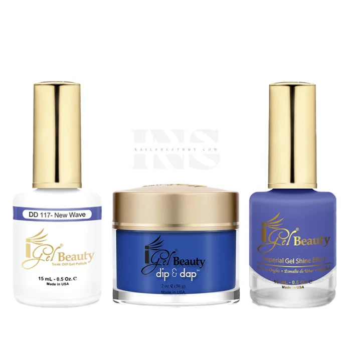 iGEL Trio 118 Bellissimo Blue - Gel Polish