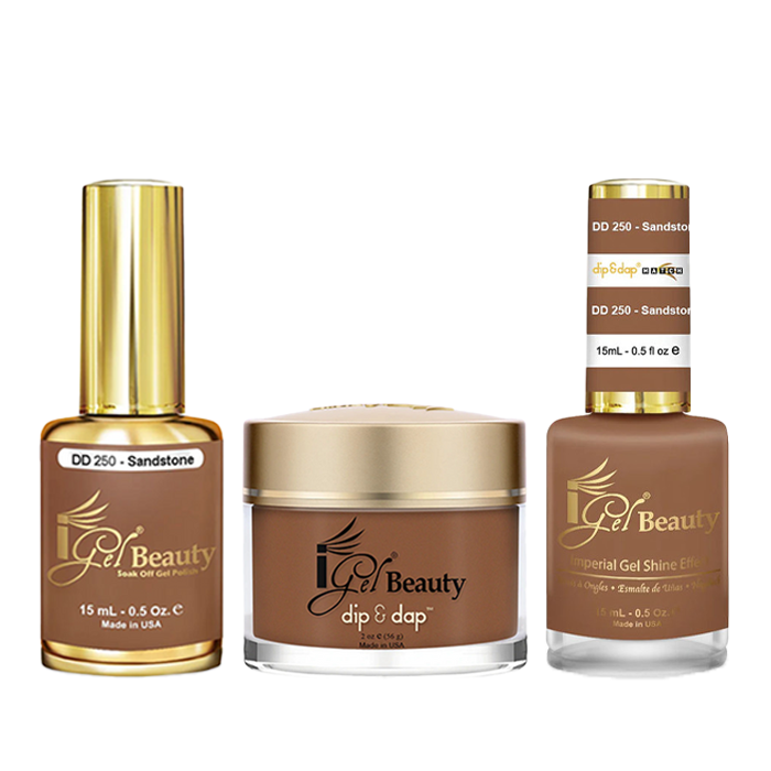 Igel trio - 250 sandstone - nail polish