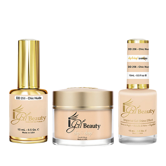 Igel trio - 256 chic nude - nail polish