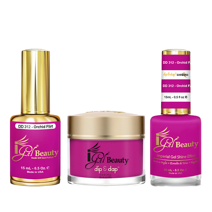 Igel trio - 312 orchid flirt - nail polish