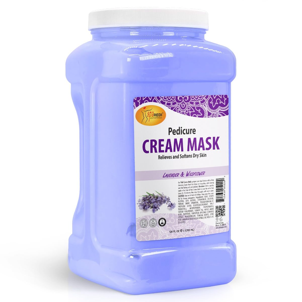 SPA REDI Cream Mask Lavender & Wildflower Gallon 4/Box