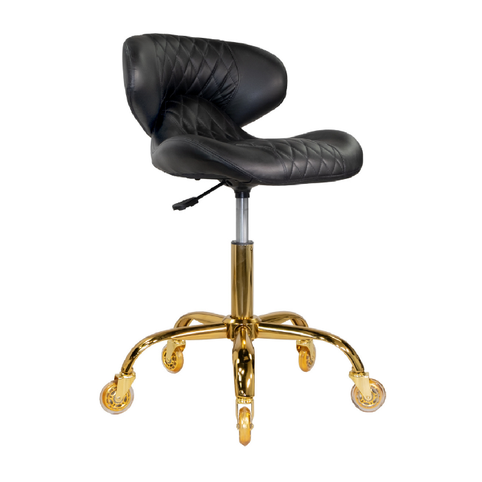 AYC HUGO Technician Stool (GOLD Casters)