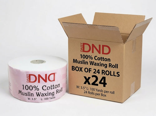 DND Natural Muslin Wax Roll - 24/Box
