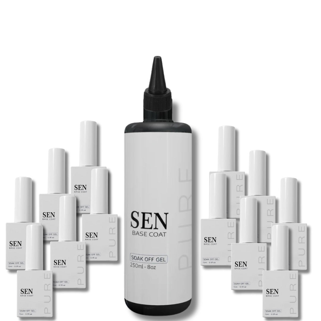 SEN PURE Base Coat 8 oz - 14 Free .5 oz