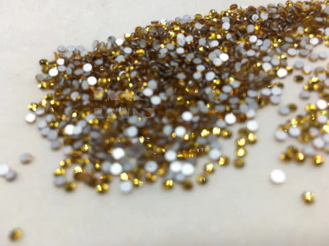 IONICA Crystal Rhinestones Golden Yellow