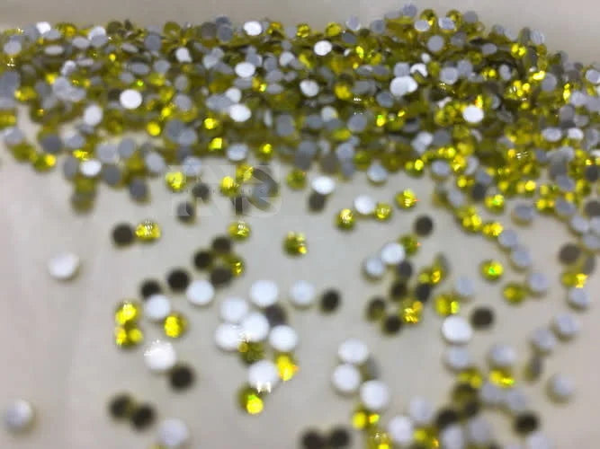 IONICA Crystal Rhinestones Lemon Yellow