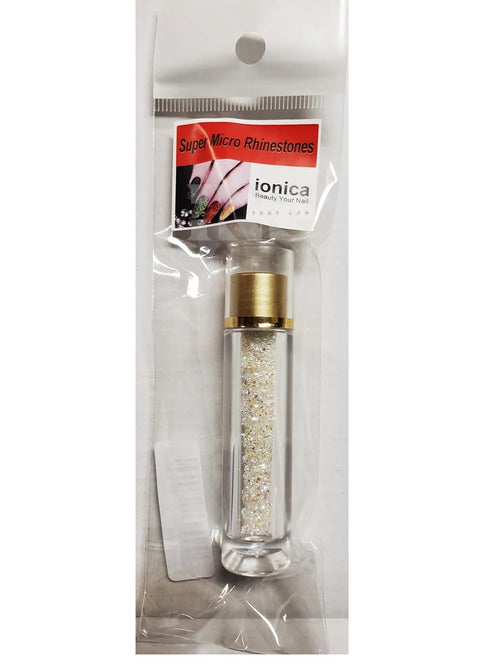 IONICA Micro Rhinestones Bottle Gold Base #2