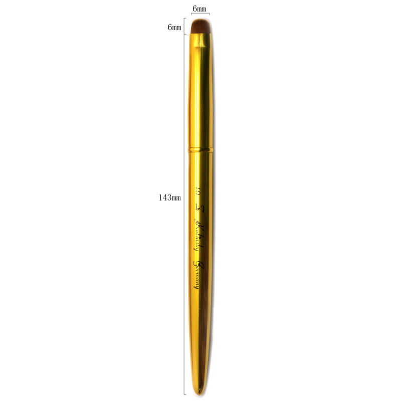 Jkio french z brushes - gold handle - size 10 - nail art
