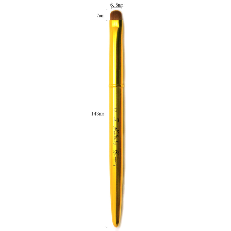 Jkio french z brushes - gold handle - size 12 - nail art