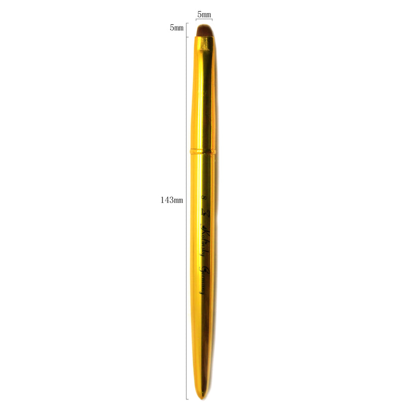 Jkio french z brushes - gold handle - size 8 - nail art