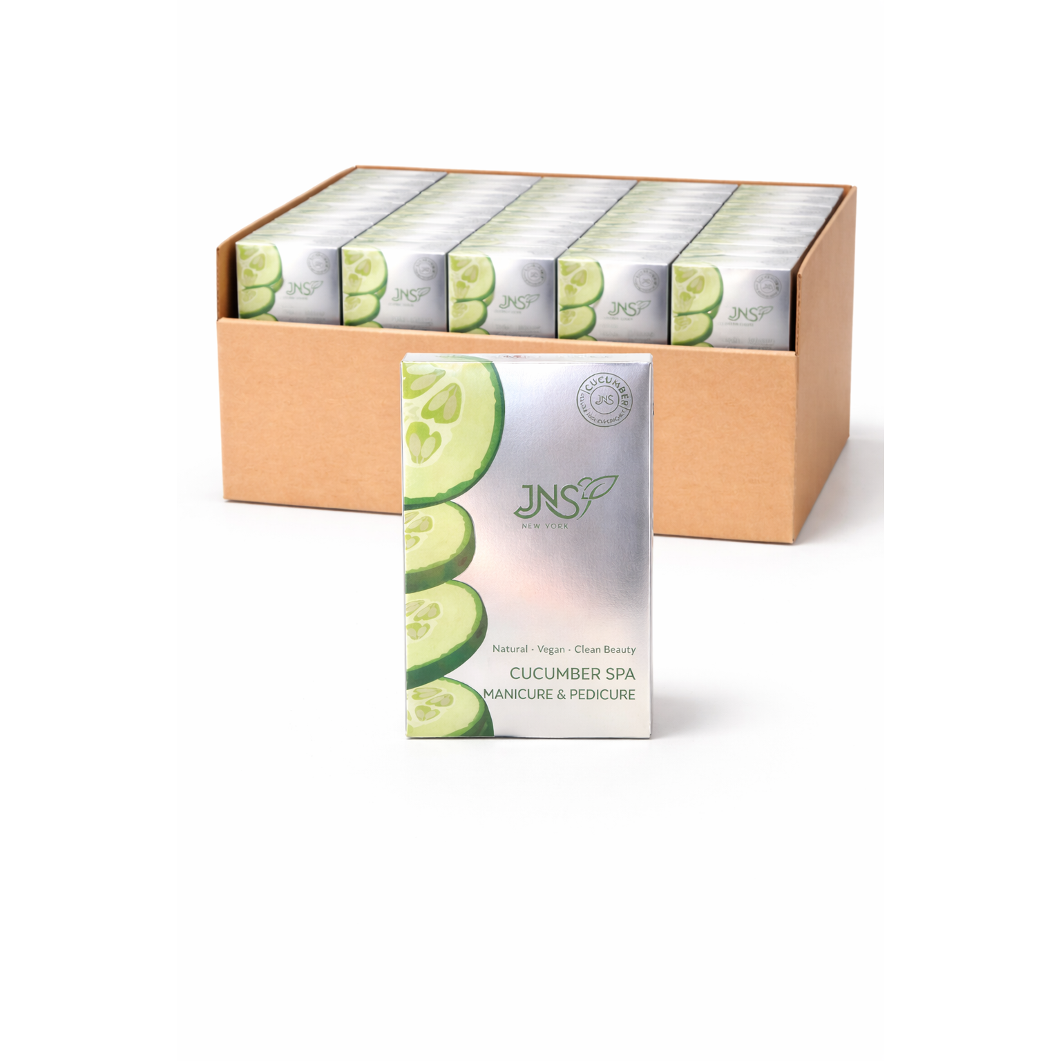 Jns 4 step pedi kit 50pk/case - cucumber