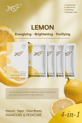 Jns 4 step pedi kit 50pk/case - lemon