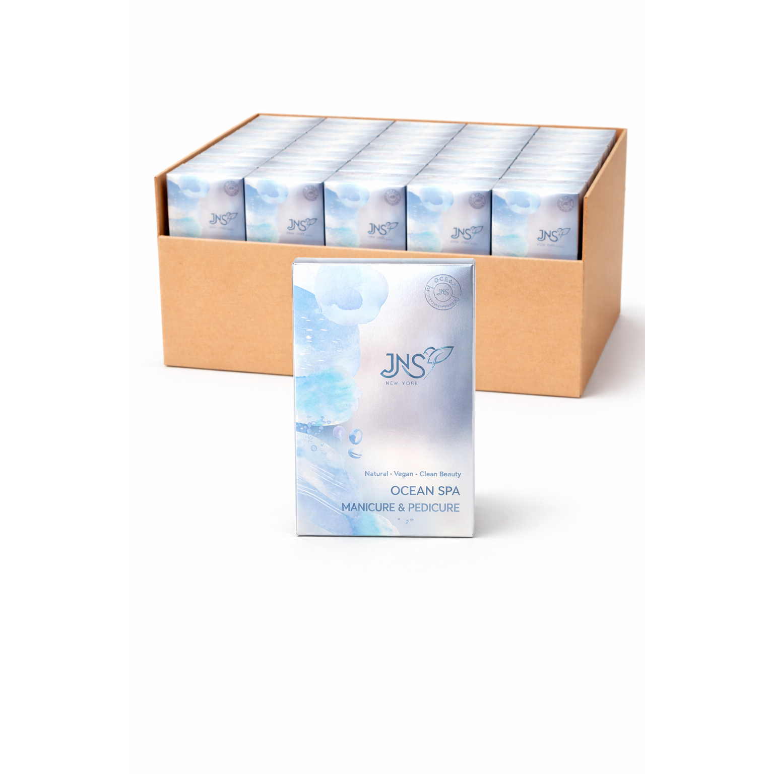 Jns 4 step pedi kit 50pk/case - ocean